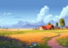 create stunning flat landscape illustrations