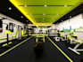 render amazing 3d yoga studio, gym house, fitness center, yoga studio, gym space