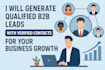 generate qualified b2b leads with verified contacts