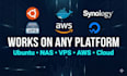 set up a plex or jellyfin media server with docker on your vps, nas
