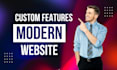 create a corporate business website with custom features