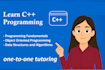 teach cpp programming fundamentals, oop, and data structures