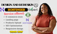 godaddy website design, wix website redesign hostinger wordpress website strato