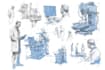 draw professional medical concept sketches