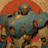 draw amazing character mecha robot illustration