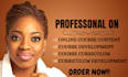 create online course content, course curriculum, course creation on thinkific