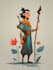 draw 2d game character for game art
