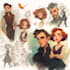 do characters, illustrations, conceptart