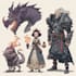 draw your custom dnd character illustration