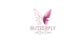 design modern and luxury butterfly logo