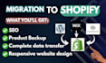migrate squarespace wix duda jimdo to shopify clone zenfolio website migration