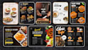 create restaurant food promo video and menu card