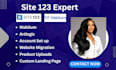 redesign site123 weblium unbounce carrd airo landing page