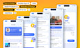 create mobile app and saas app UI UX design, wireframe in figma