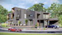 do 3d house exterior design,rendering