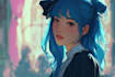 design a full color anime portrait digitally