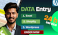 do wordpress listing shopify listings data entry and product uploading