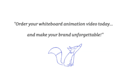 create a whiteboard animation explainer video