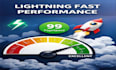 create a responsive and fast website