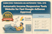 create a responsive tools website for fast google adsense approval