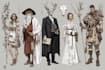 characters desing prehispnic and mythology