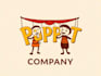 design pinocchio kids puppet show logo