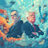 create a political cartoon or illustration
