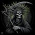 draw a detailed dark art illustration