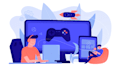 develop python, cpp, js projects and 2d games in sfml, glut