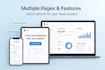 craft conversion focused saas web app, dashboard in figma