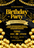 create printable and modern birthday invitation cards