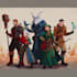 design uniqe dnd party art