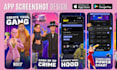 design app screenshots for app store and google play