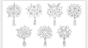 make fine line flower bouquet designs