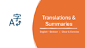 write high quality articles, summaries and translations