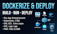 deploy your application with docker, docker compose and k8s