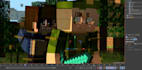 do an animation of minecraft