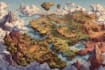 draw fantasy map illustration