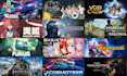 do steam capsule game art logo game banner concept art cover design steam poster