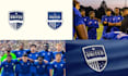 design a modern football logo