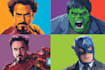 draw comic superhero pop art portraits