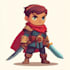 draw 2d game character illustration
