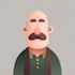 create cartoon character or avatar in vector