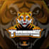 create gorgeous artwork to create antique tiger logo
