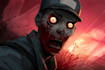 illustrate the undead zombie art in various styles