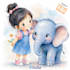 illustrate children story book illustration watercolor