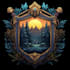 create an fantasy game logo and branding