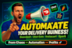 develop automation dashboards for doordash, uber eats, instacart, spark and more