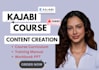 create kajabi online course content workbook ppt elearning video course creation