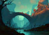draw  fantasy landscapes and scenery art